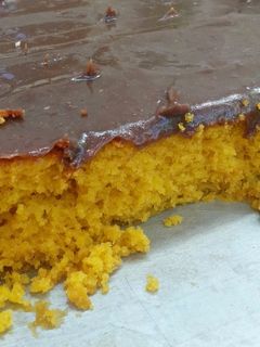 Foto de Bolo de cenoura da Dinda